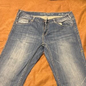 Cowgirl Tuff Women's Blue Boot Cut Jeans